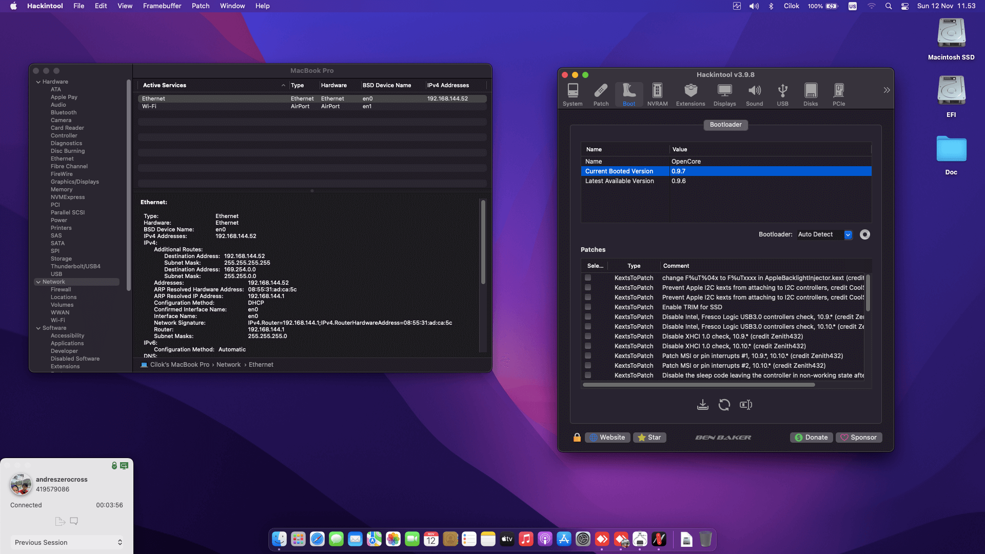 Panasonic Toughbook CF MX4 Touchscreen [Broadwell   Intel HD 5500 + PS2]   OpenCore 1